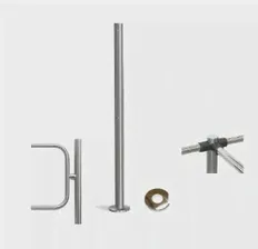 Трехсторонняя стойка PERCo BH02 2-06/EL с электромагнитным устройством блокировки