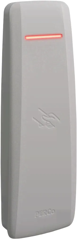 Считыватель бесконтактный Perco IR19G (EMM/HID/Mifare) серый